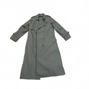 Olive green London Fog trench coat